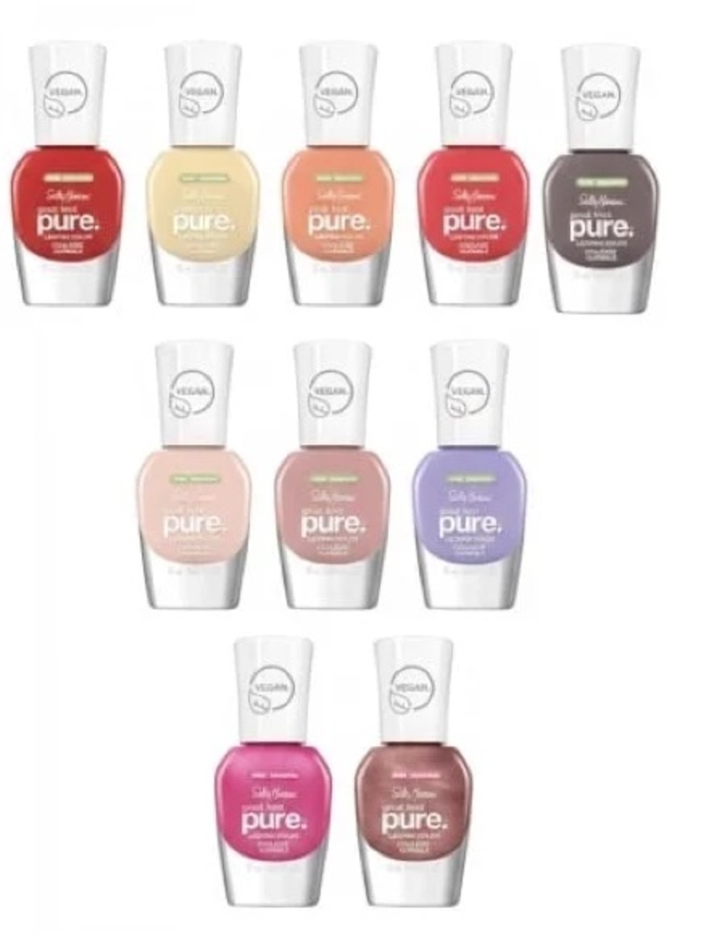 Sally Hansen Good.Kind. Pure Nail Polish, Set of 4, Colors May Vary - Picture 5 of 7